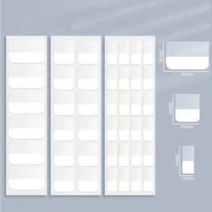 Colorful Sticky Index PET Tabs S/M/L