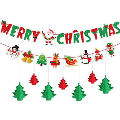 Christmas Theme Decor - Bunting/Cake Toppers
