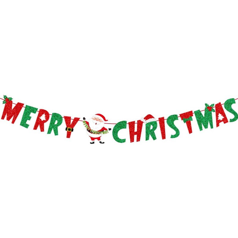 Christmas Theme Decor - Bunting/Cake Toppers