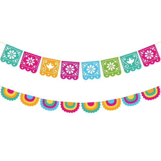 Mexico Style Bunting 2Pcs