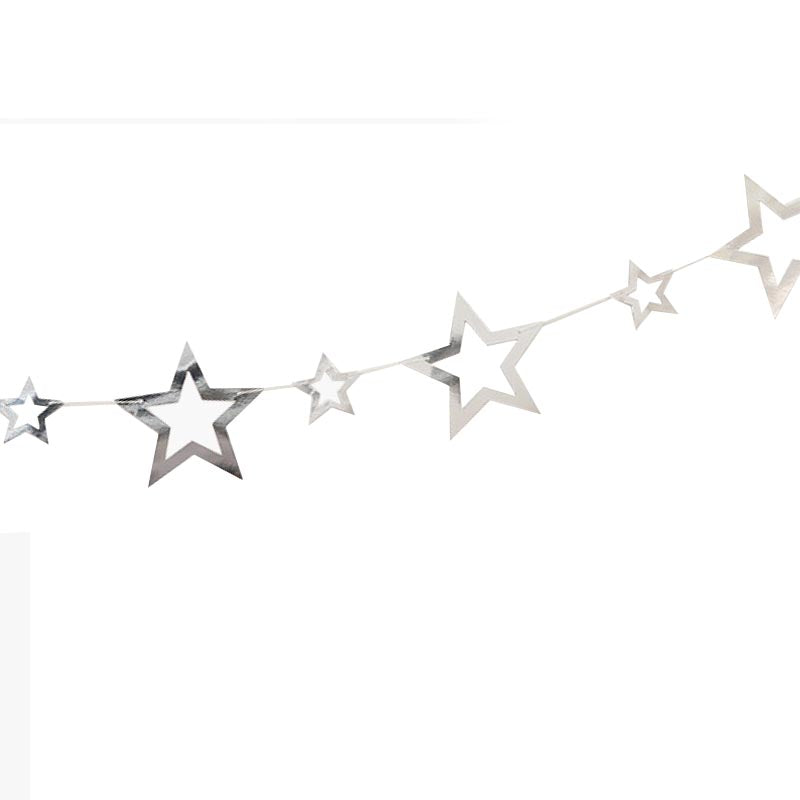 Shiny Stars Bunting #10 SILVER