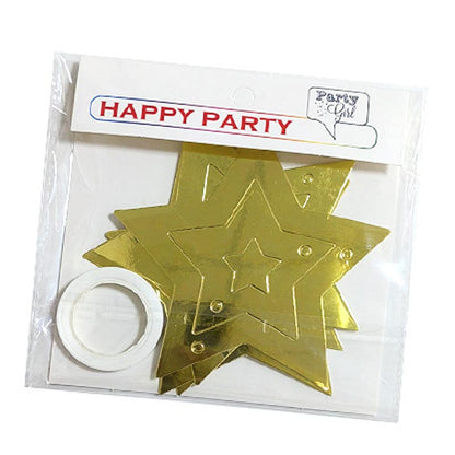 Shiny Stars Bunting #13 GOLD