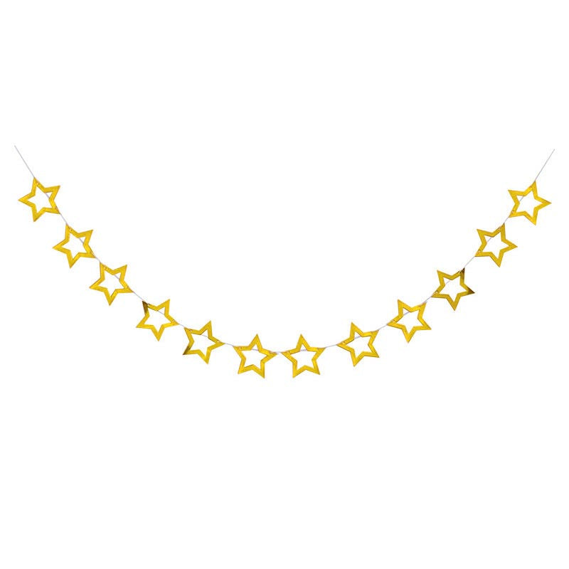 Shiny Stars Bunting #14 GOLD