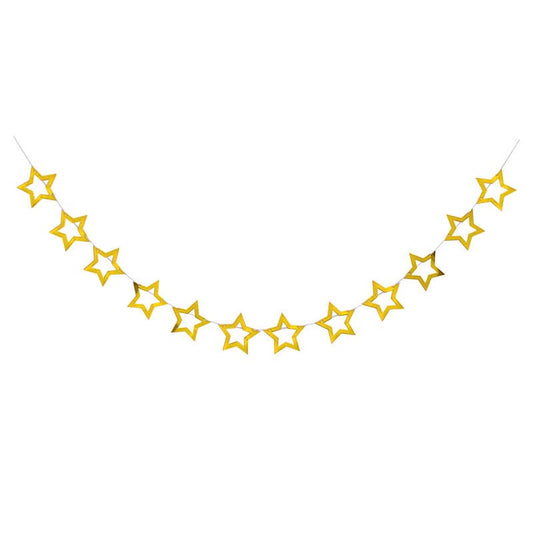 Shiny Stars Bunting #14 GOLD
