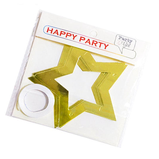 Shiny Stars Bunting #14 GOLD