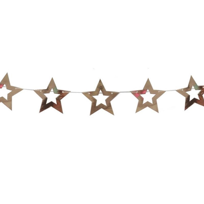 Shiny Stars Bunting #2 ROSE GOLD