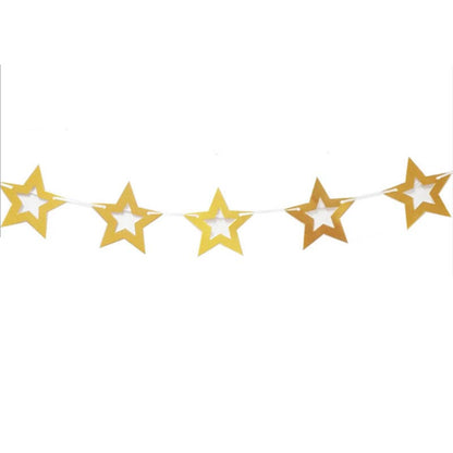 Shiny Stars Bunting #4 GOLD
