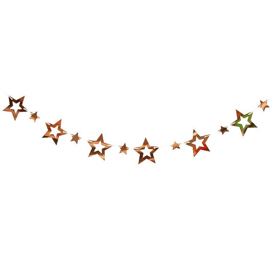 Shiny Stars Bunting #6 ROSE GOLD