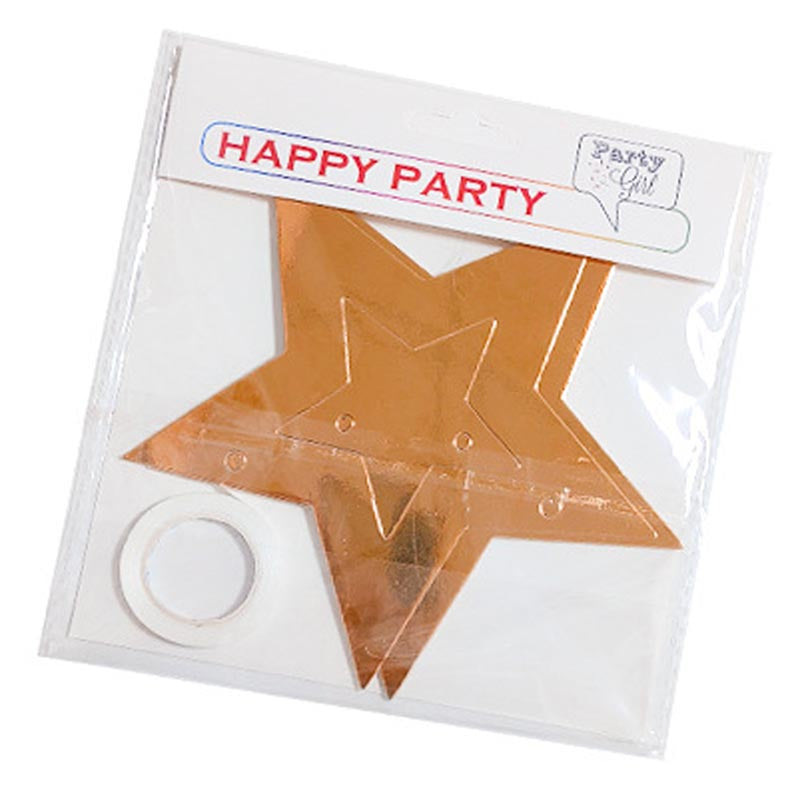 Shiny Stars Bunting #6 ROSE GOLD