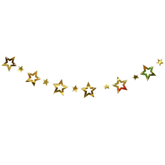 Shiny Stars Bunting #9 GOLD