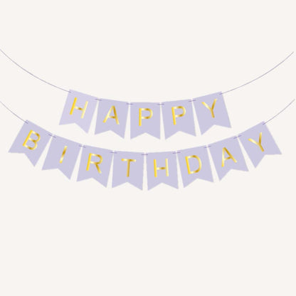 Happy Birthday Bunting 16x20cm Letter Birthday Banner Decorations