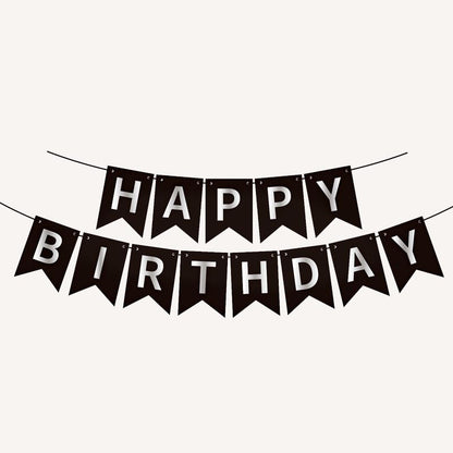 Happy Birthday Bunting 16x20cm Letter Birthday Banner Decorations