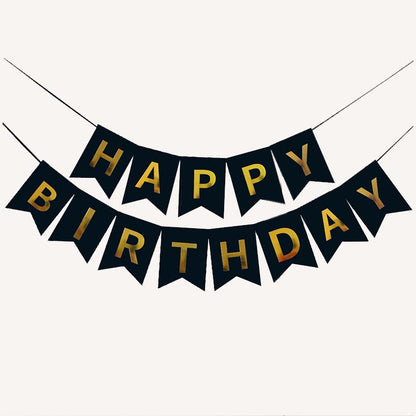 Happy Birthday Bunting 16x20cm Letter Birthday Banner Decorations