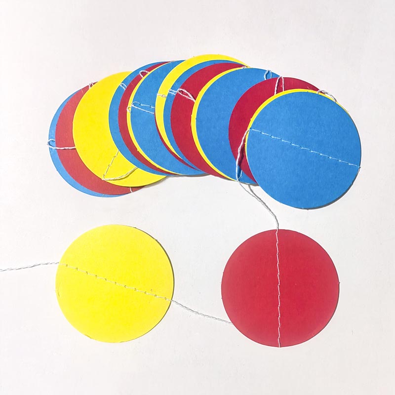 Plain Colorful Hanging 2M