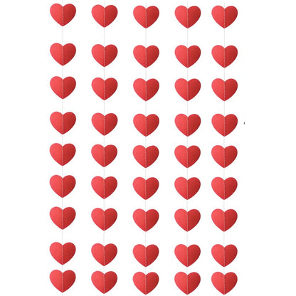 Red Heart Hanging Decoration 2M