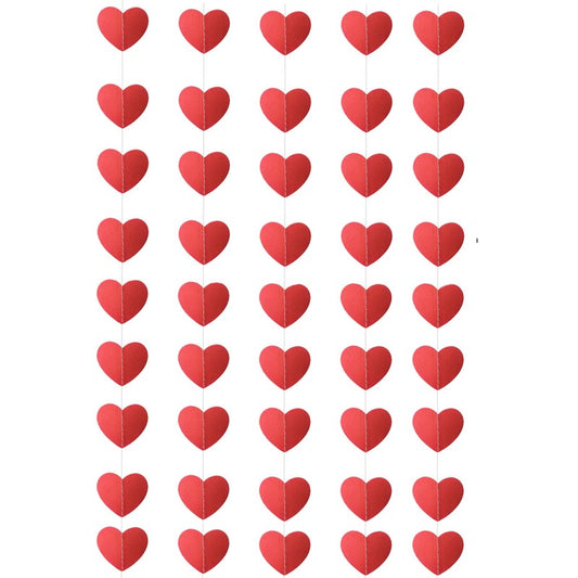 Red Heart Hanging Decoration 2M