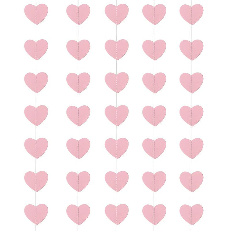 Pink Heart Hanging Decoration 2M