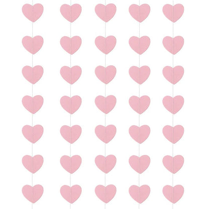 Pink Heart Hanging Decoration 2M
