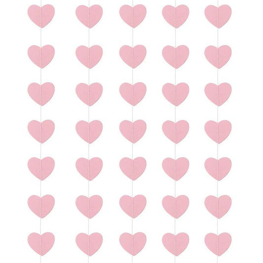 Pink Heart Hanging Decoration 2M