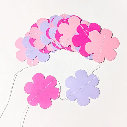 Pink Flower Hanging Decoration 2M