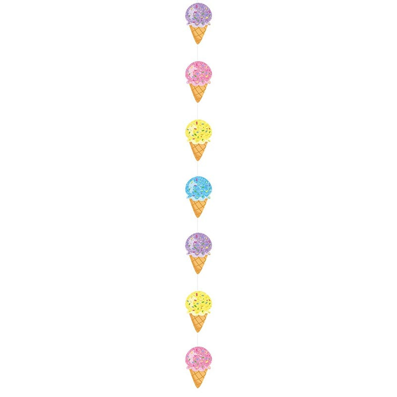 Ice-Cream Hanging Decorations 6Pcs