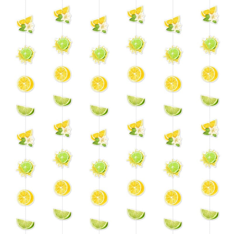 Summer Lemon 1M Hanging Decoration 12Pcs