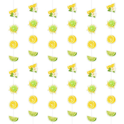 Summer Lemon 1M Hanging Decoration 12Pcs