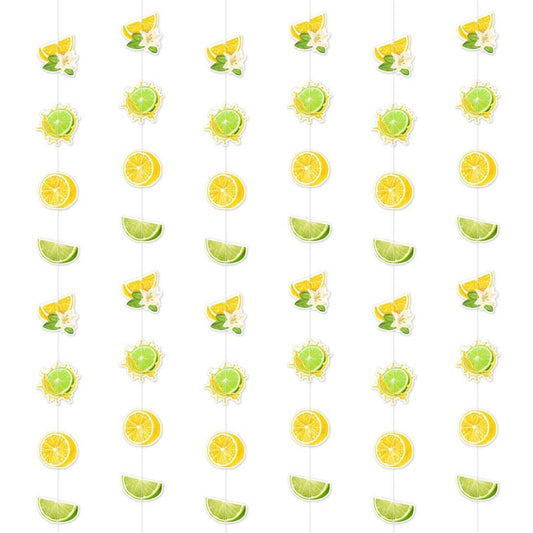 Summer Lemon 1M Hanging Decoration 12Pcs