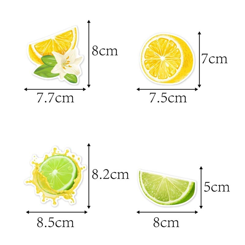 Summer Lemon 1M Hanging Decoration 12Pcs