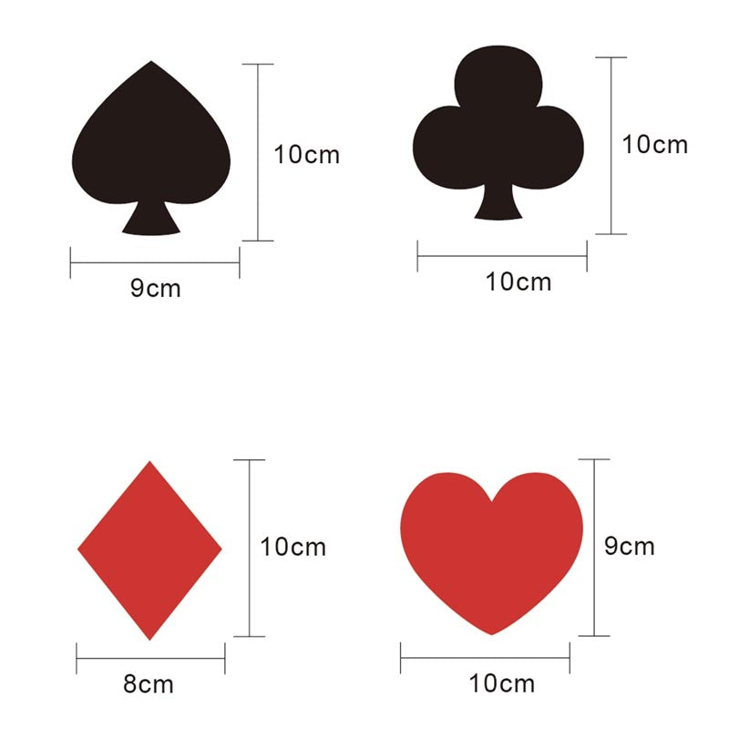 Poker Theme Hanging Decorations