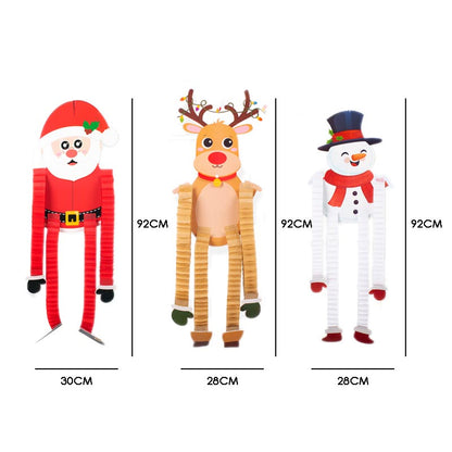 Santa Claus/ Reindeer/ Snowman Hanging Decorations One Set 3Pcs