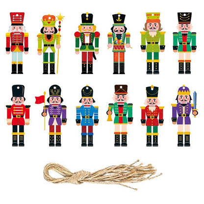 Nutcracker Ornaments 24 Pcs