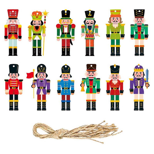 Nutcracker Ornaments 24 Pcs