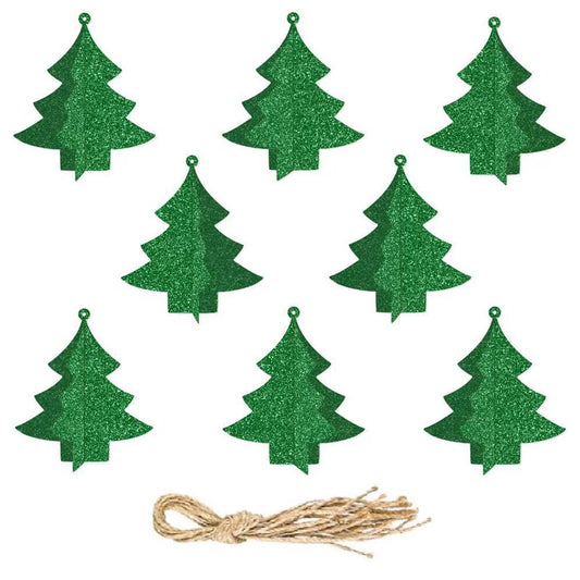 3D Christmas Tree Ornaments 16Pcs