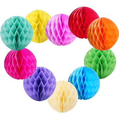 Honeycomb Balls 4"/6"/8"/10"/12" (Choose Your Own)