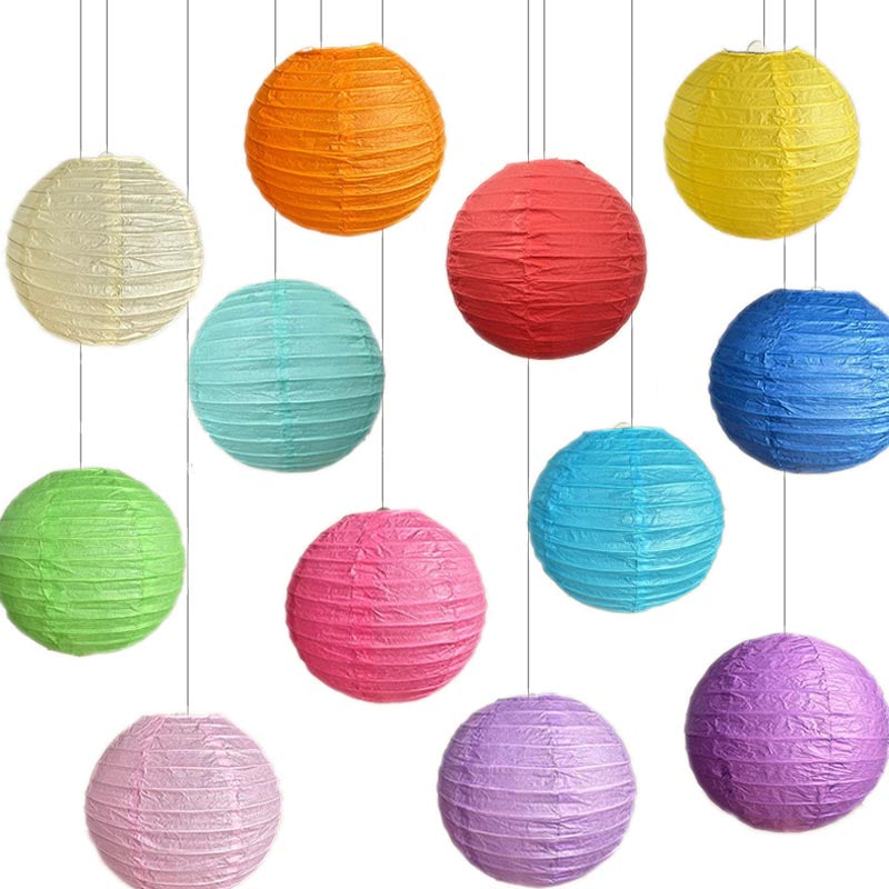 Paper lanterns 10Pcs 8"/10"/12"  (Choose Your Own)