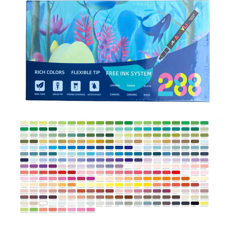 Direct Liquid Markers 12/24/36/48/60/72/120/168/240/288 Colors
