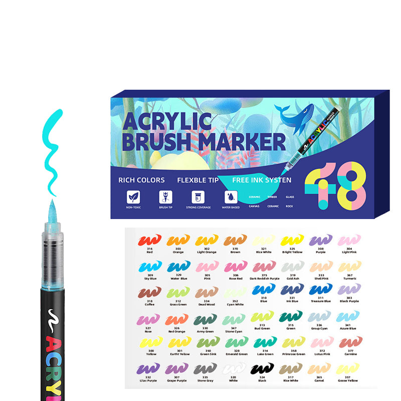 Direct Liquid Markers 12/24/36/48/60/72/120/168/240/288 Colors
