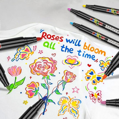 Fabric Markers DIY Works of Art 12/24/36 Colors