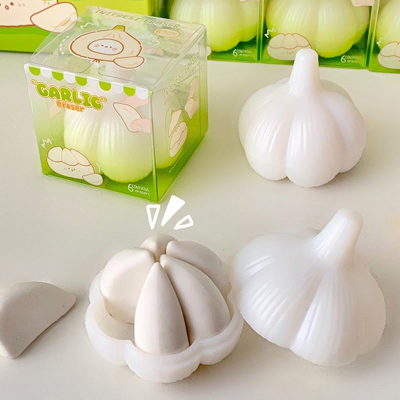 Garlic Eraser 3 Whole Garlic 18Pcs Eraser