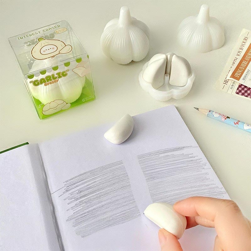 Garlic Eraser 3 Whole Garlic 18Pcs Eraser