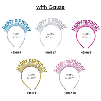 Happy Birthday Party Hats Headbands (Choose Your Own)