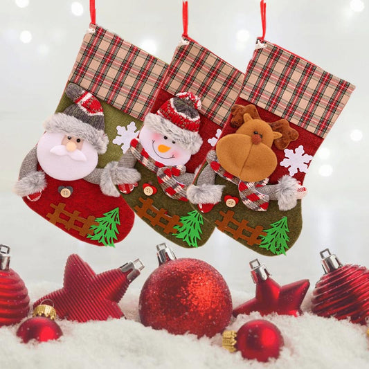 Christmas Stockings Fireplace Hangings Christmas Party Decorations L Size