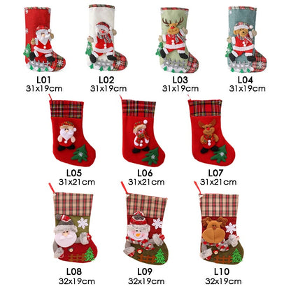Christmas Stockings Fireplace Hangings Christmas Party Decorations L Size