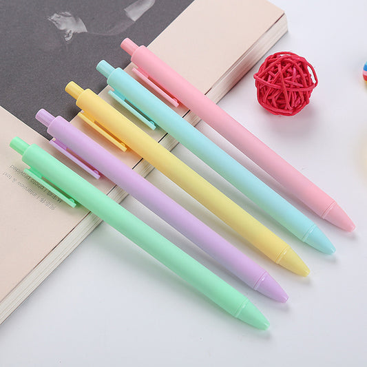 Colorful Macaron Colors Gel Pen 0.5mm Black Ink