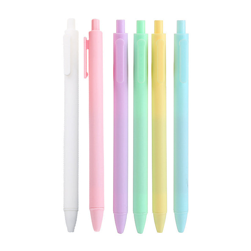 Colorful Macaron Colors Gel Pen 0.5mm Black Ink