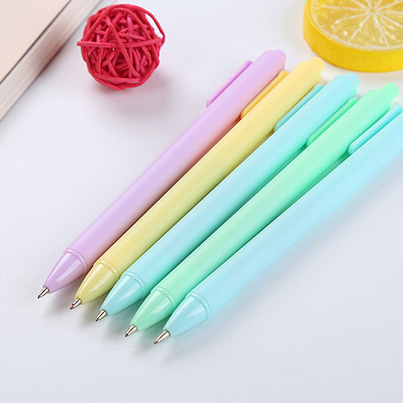 Colorful Macaron Colors Gel Pen 0.5mm Black Ink