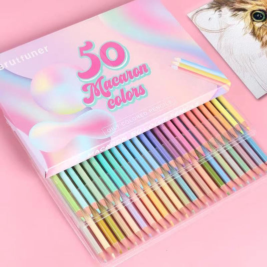 BRUTFUNER Macaron Colors Oil Colored Pencils High Quality 50/72/80 Colors