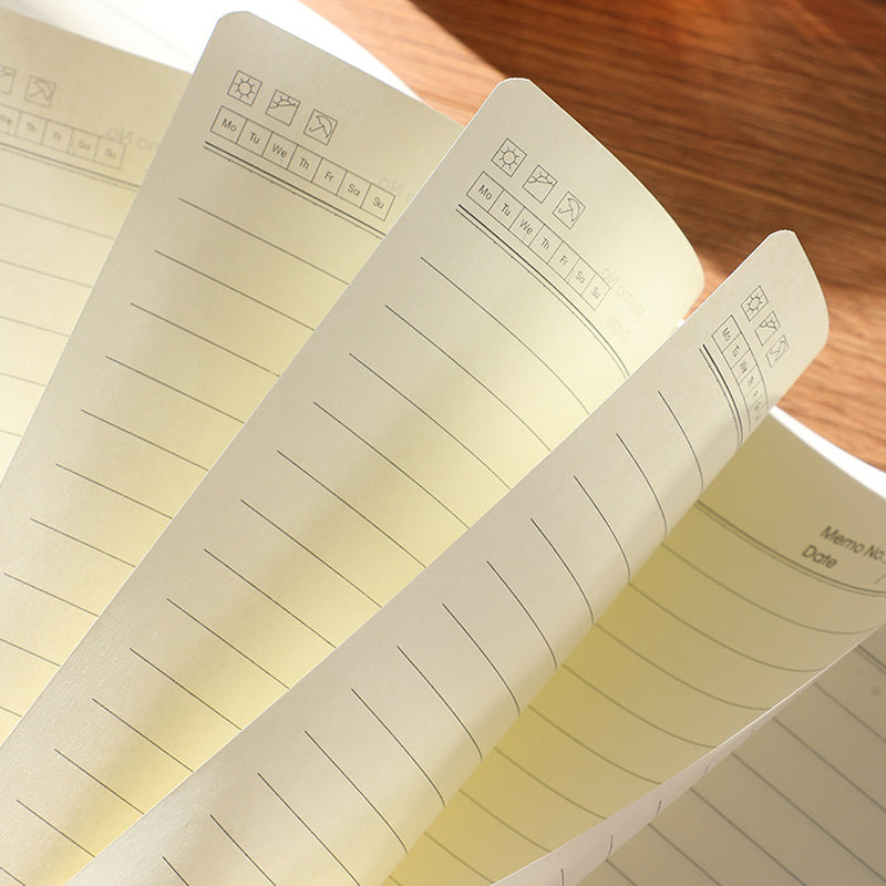 A5/A6/B5 Nubuck Leather Notebook 100 Sheets Lined Notebook 80gsm Thick High Quality Paper