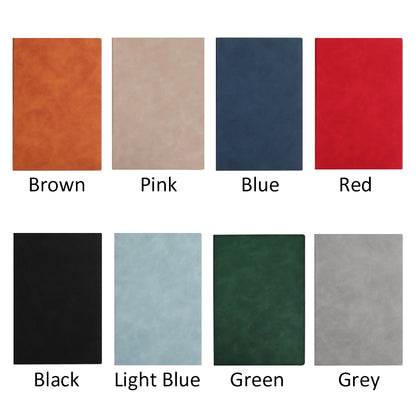 A5/A6/B5 Nubuck Leather Notebook 100 Sheets Lined Notebook 80gsm Thick High Quality Paper